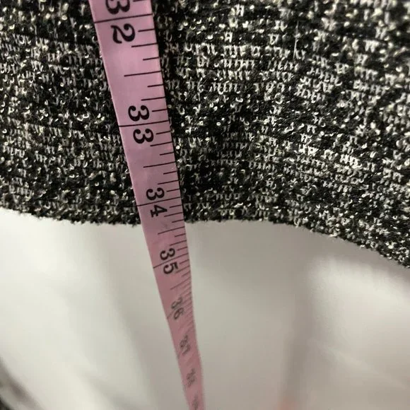 Women’s Calvin Klein Size 4 Three-Quarter Sleeve Black And White Dress - Picture 5 of 5